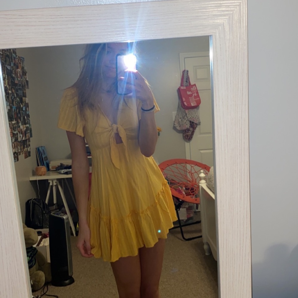 Yellow boutique dress